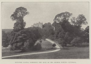 Château de Dunster, Somerset, résidence de M. George Fownes Luttrell - English Photographer