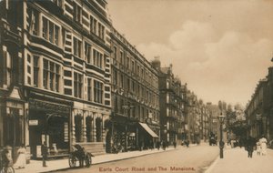 Earls Court Road et Les Mansions, Londres - English Photographer