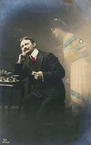 Carte postale édouardienne