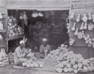 Égypte : Arabes vendant des Gullehs, rafraîchisseurs d
