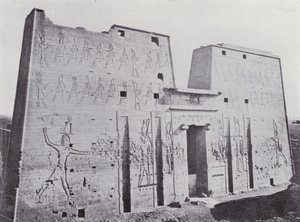 Égypte : Pylône du temple d