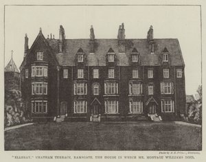 Elleray, Chatham Terrace, Ramsgate, la maison où M. Montagu Williams est décédé - English Photographer