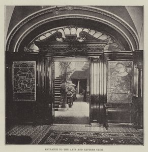 Entrée du Arts and Letters Club - English Photographer