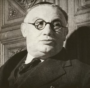Ernest Bevin, portrait, vers 1940 - English Photographer