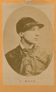 F Webb, jockey - English Photographer