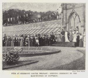 Fête au château de Stormont, Belfast, cérémonie d