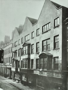Fetter Lane, arrière de Barnards Inn, City de Londres, 1879 - English Photographer