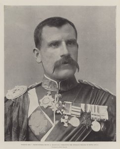 Fighting Mac, major-général Hector A Macdonald, commandant la brigade des Highlands en Afrique du Sud