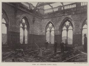 Incendie à la mairie de Chester - English Photographer