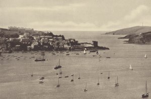Fowey, Batterie et Tour de Polruan (photo n/b) - English Photographer