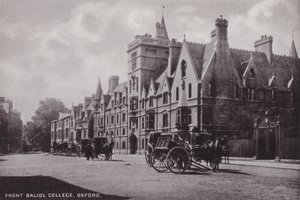 Façade de Baliol College, Oxford - English Photographer