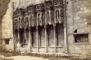 Abbaye de Furness, Sedilia (photo n/b) - English Photographer