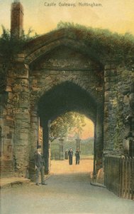 Porte, château de Nottingham - English Photographer