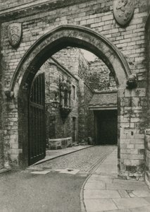 Porte du château de Lincoln, montrant la fenêtre de John O
