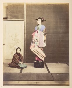 [?Geisha,] Portrait en pied d