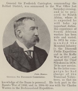 Général Sir Frederick Carrington - English Photographer