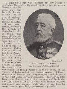 Général Sir Henry Norman, nouveau gouverneur de l