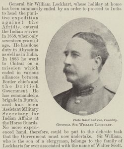 Général Sir William Lockhart - English Photographer