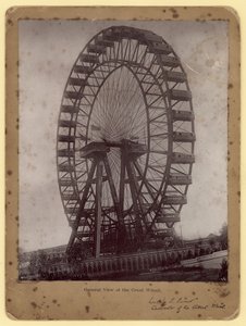 Vue générale de la Grande Roue, Earls Court, Londres