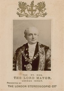 George Faudel-Phillips, le très honorable Lord Maire de Londres - English Photographer