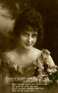 Carte postale glamour