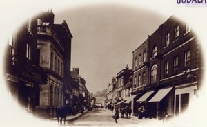 Rue principale de Godalming, Surrey, vers 1900