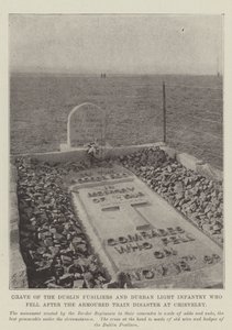 Tombe des Dublin Fusiliers et de la Durban Light Infantry tombés après la catastrophe du train blindé à Chieveley - English Photographer