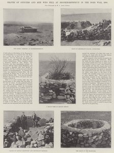 Tombes des officiers et des hommes tombés à Bronkhorstspruit pendant la guerre des Boers, 1880 - English Photographer