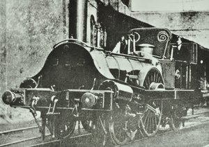 Great Eastern Railway (section London & Blackwall) locomotive à réservoir à conducteur unique, 1860 - English Photographer