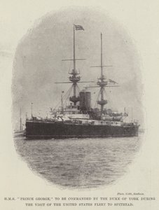 HMS Prince George, commandé par le Duc d