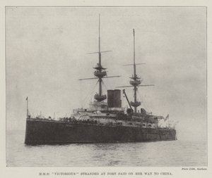 HMS Victorious échoué à Port-Saïd en route vers la Chine - English Photographer