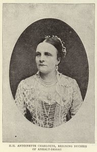 H H Antoinette Charlotte, Duchesse régnante d