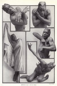 Habib Benglia, danseur et acteur français né en Algérie dans le rôle de Satan dans Un Soir de Folie aux Folies Bergère, Paris - English Photographer