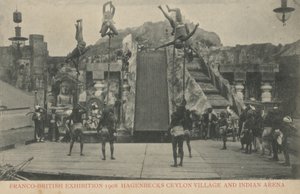 Le village de Ceylan de Hagenbeck et l