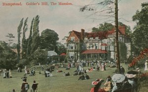 Hampstead, Golders Hill, Le Manoir. Carte postale envoyée le 18 août 1913.