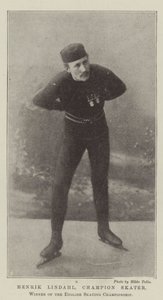 Henrik Lindahl, champion de patinage, vainqueur du championnat anglais de patinage - English Photographer