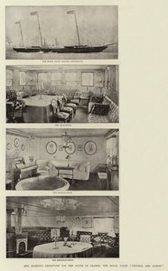 Le départ de Sa Majesté pour le sud de la France, le yacht royal Victoria et Albert - English Photographer