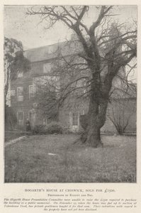 La maison de Hogarth à Chiswick, vendue pour 1500 £ - English Photographer