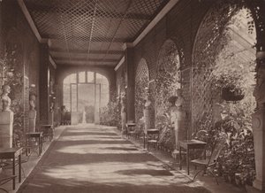 Holland House, Londres : Conservatoire menant de la salle de bal - English Photographer