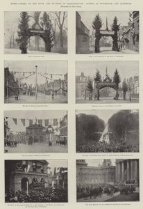 Retour à la maison du duc et de la duchesse de Marlborough, scènes à Woodstock et Blenheim - English Photographer