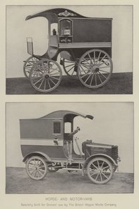 Cheval et camions à moteur (photo n/b) - English Photographer