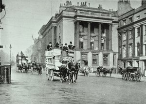 Omnibus à chevaux à Waterloo Place, 1895 - English Photographer