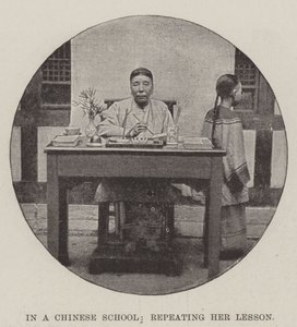 Dans une école chinoise, répétant sa leçon - English Photographer