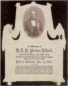 En mémoire de Son Altesse Royale le Prince Albert - English Photographer