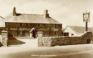 Jamaica Inn, Bolventor, Cornouailles, célèbre pour être associé à la contrebande cornouaillaise et célébré dans le livre du même nom par Daphne Du Maurier - English Photographer