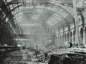 Gare de Kings Cross : travaux de construction en cours, 1862 - English Photographer