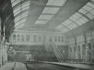 Gare de Kings Cross : vue des quais, 1862 - English Photographer