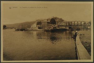 La Citadelle et confluent de Sambre et Meuse, Namur, vers 1914