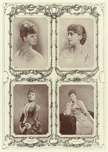 Lady Brooke, Lady Jane Seymour Combe, La Duchesse de Sutherland; Lady Borthwick