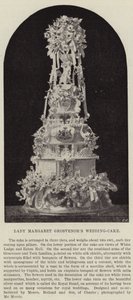 Gâteau de mariage de Lady Margaret Grosvenor